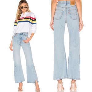 Levi's Ribcage Split Flare Leg Jeans